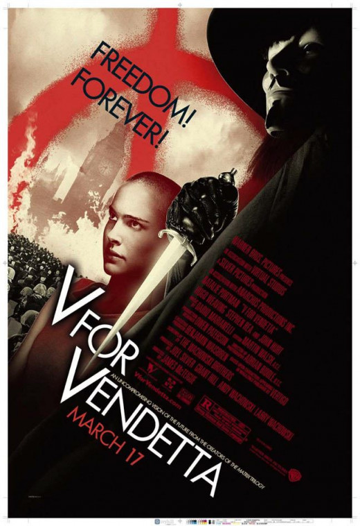 V for Vendetta (2006) poster