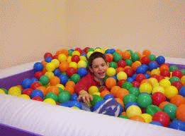Ball Pools are very relaxing