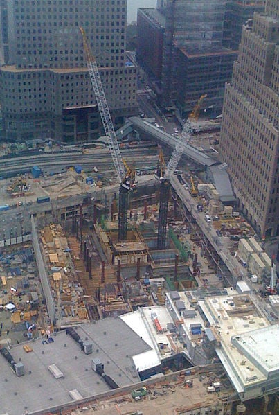 Rebuilding on the site of The Twin Towers 2006