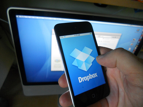 Dropbox is accessible through your phone and computer