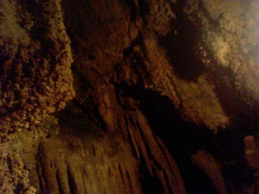 Up close views of wonderful formations are part of the intimacy offered during guided tours of Onyx Cave