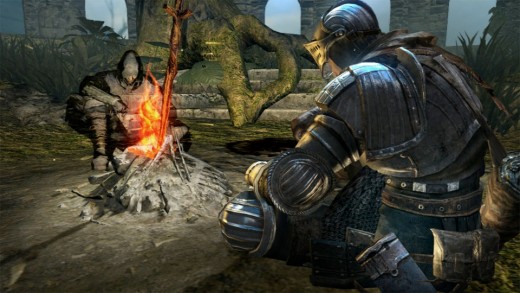 About the most peace you will find in all of Dark Souls.