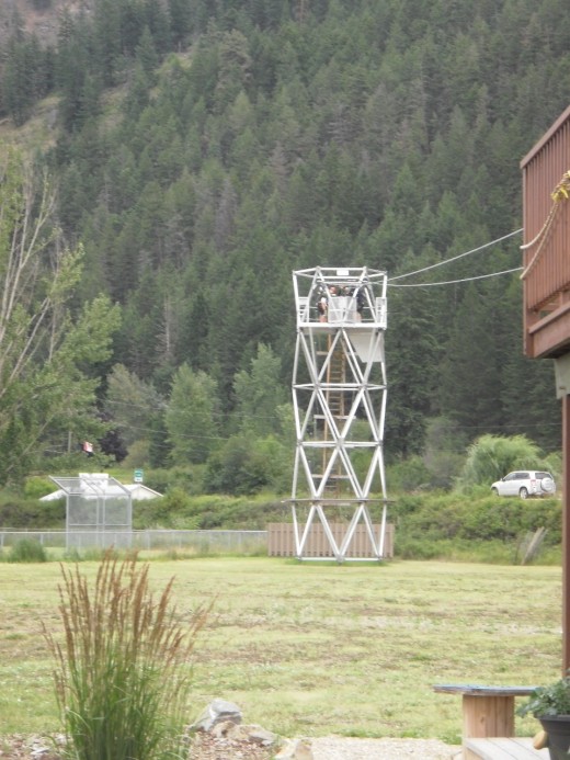 Flying Fox training tower
