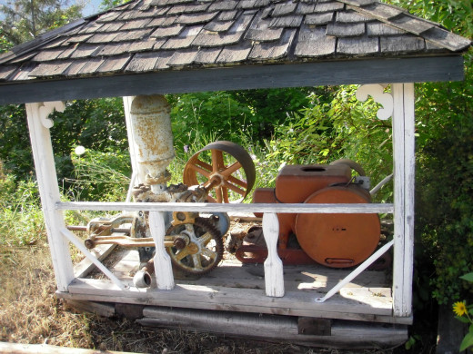 Original power pump for the church