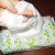 Huggies Baby Wipe: Easily poked through Huggies Baby Wipe: Easily poked through