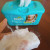 Pampers Baby Wipe: Cotton can come off and stick on your skin Pampers Baby Wipe: Cotton can come off and stick on your skin