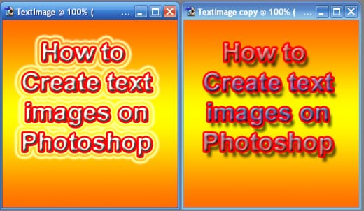 Text images samples