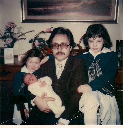 Me with my daughters Heather, Darlene and Vanessa in 1980.