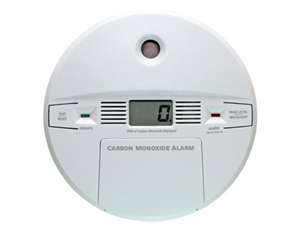 Carbon Monoxide detector typic in a family home.