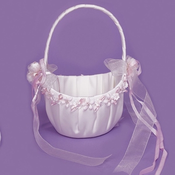 Traditional flowergirl basket