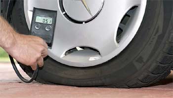 Make sure your tyres are fully inflated