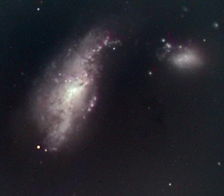 Irregular galaxies consist mostly of young stars.