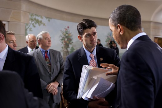 Paul Ryan standing strong before President Obama, circa 2010.