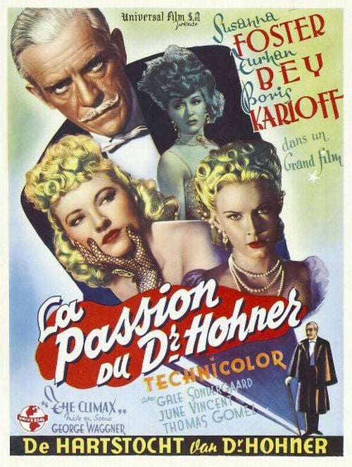 The Climax (1944) Belgian poster
