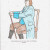 Colored illustration from our study of Ben Franklin Colored illustration from our study of Ben Franklin