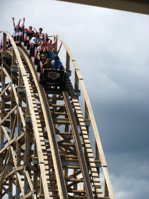 Zippin Pippin @ Bay Beach Amusement Park in Green Bay, Wisconsin