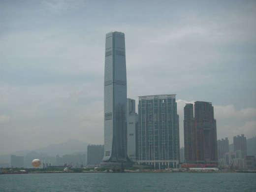 ICC Tower in Kowloon, currently Hong Kong's tallest building.