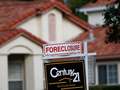 Home foreclosures are up and rising in 2008