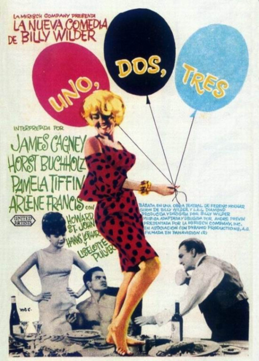 One Two Three (1961) Spanish poster