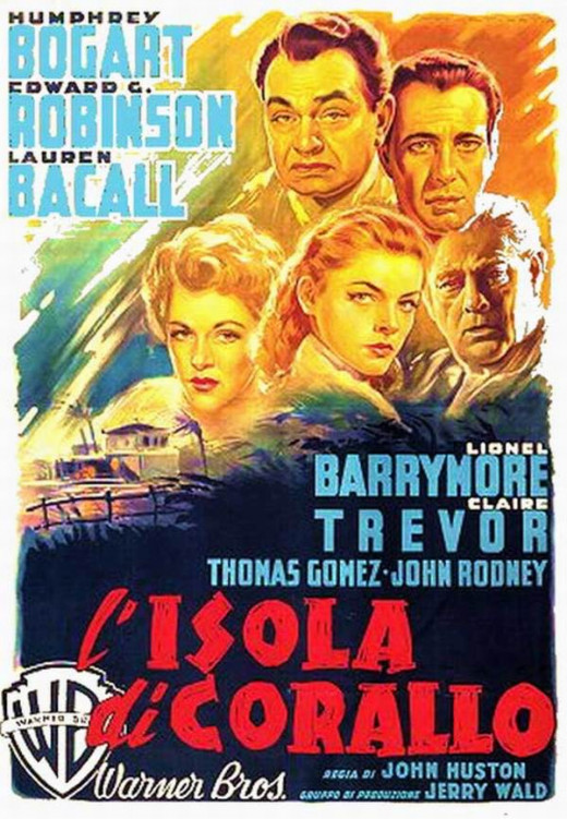 Key Largo (1948) Italian poster