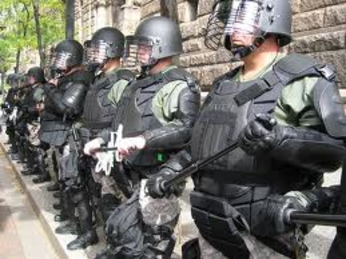 The Peace Officers that once protected the people are now fully initiated to protect their corporate masters!
