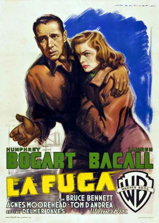 Dark Passage (1947) Italian poster