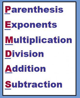 Beginning Algebra Tutorial I--Exponents and PEMDAS