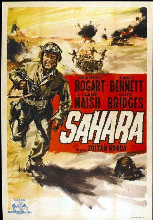 Sahara (1943) Italian poster