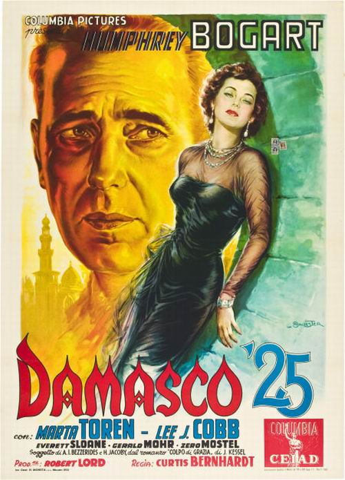 Sirocco (1951) Italian poster