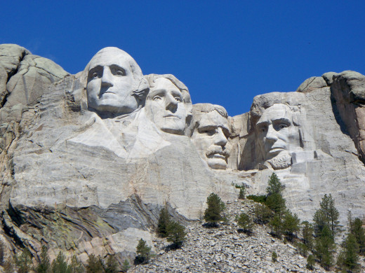 Mount Rushmore - zoomed in