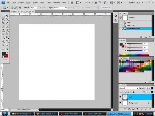 Create new file.