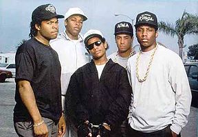 Eazy,Dre,Yella,Ren, and Cube