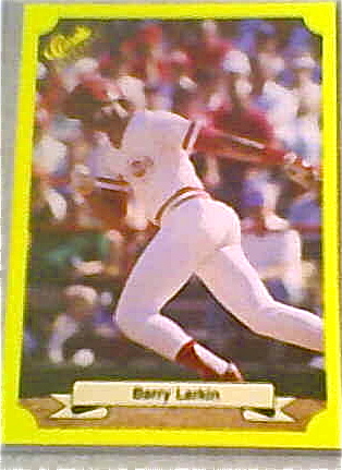 Barry Larkin was just getting started in his rookie year as the leader of the Little Red Caboose that would follow the legendary Big Red Machine. Barry Larkin was just getting started in his rookie year as the leader of the Little Red Caboose that would follow the legendary Big Red Machine.