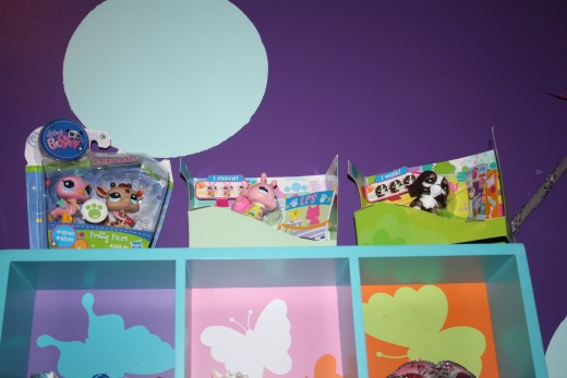 When my daughter gets new Pet Shops, she lets them sit in their boxes until she gets newer ones.  Then she trades spots.