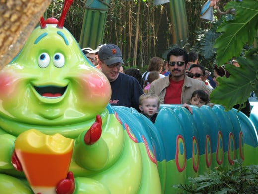 Some rides, like Heimlich's Chew Chew Train, are aimed at the very young.