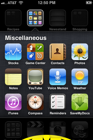 Tap "Photos" on your device after it's finished syncing.