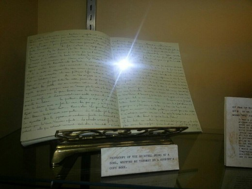 St. Therese' personal written diary.