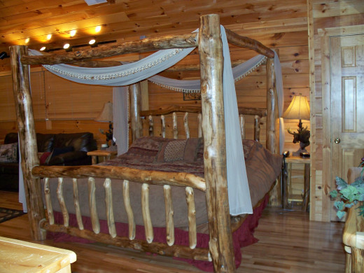 Upstairs bed