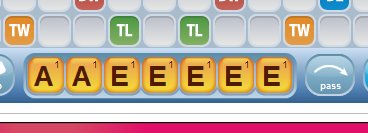 This is a good time to use the swap button.  Playing defense is important for winning Words With Friends. 