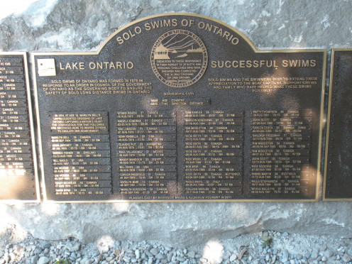 solo swims of Lake Ontario 