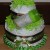 Instead of topping the cake with a bottle, I though placing the bottle in the front was a nice touch. Instead of topping the cake with a bottle, I though placing the bottle in the front was a nice touch.