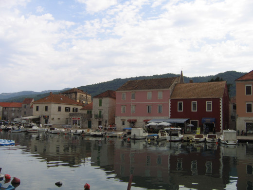 The ancient, sleepy fishing village of Stari Grad, which was the major port on Hvar.  Nowadays, the hustle of Hvar Town is a new hot spot for the island.