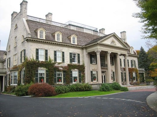 The George Eastman House in Rochester, NY.
