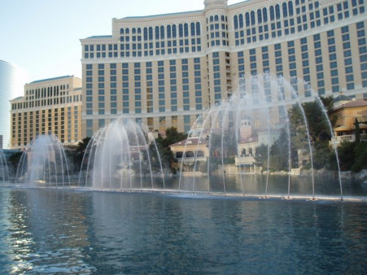 Bellagio Fountains in Las Vegas, NV