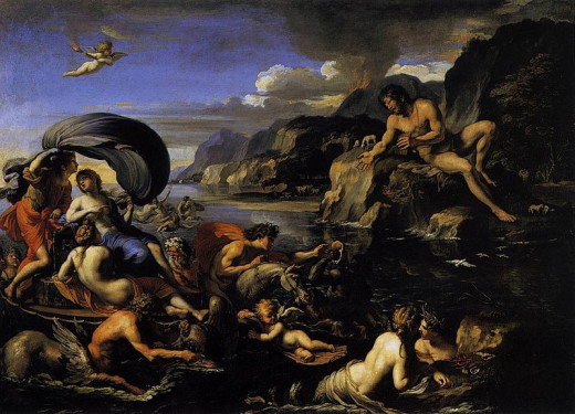 Acis, Galatea, and Polyphemus (~1645)