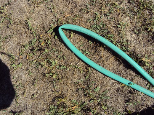 (Photo #2)  The kinked hose.
