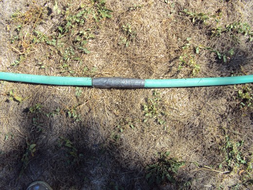 (Photo #4)  The repaired hose.
