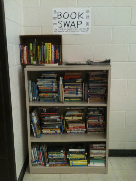A book swap is a good way for used books to find new owners. 