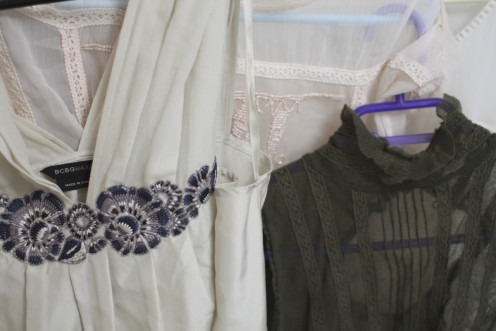 My "already own it" tops with baroque elements for Fall/Winter 2012.