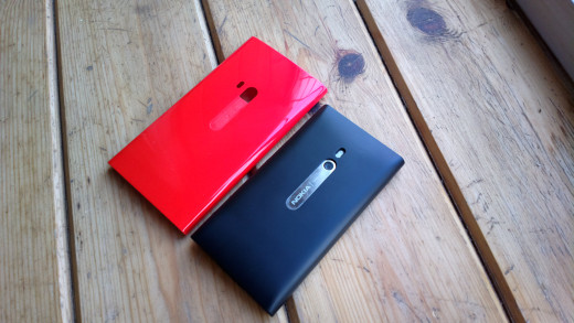 Back of both Lumia's